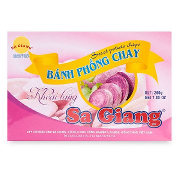 Bánh phồng chay khoai lang Sa Giang