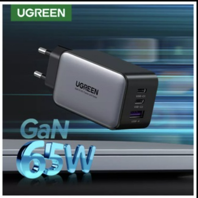Củ sạc Ugreen gaN 65W CD244, 2C1A