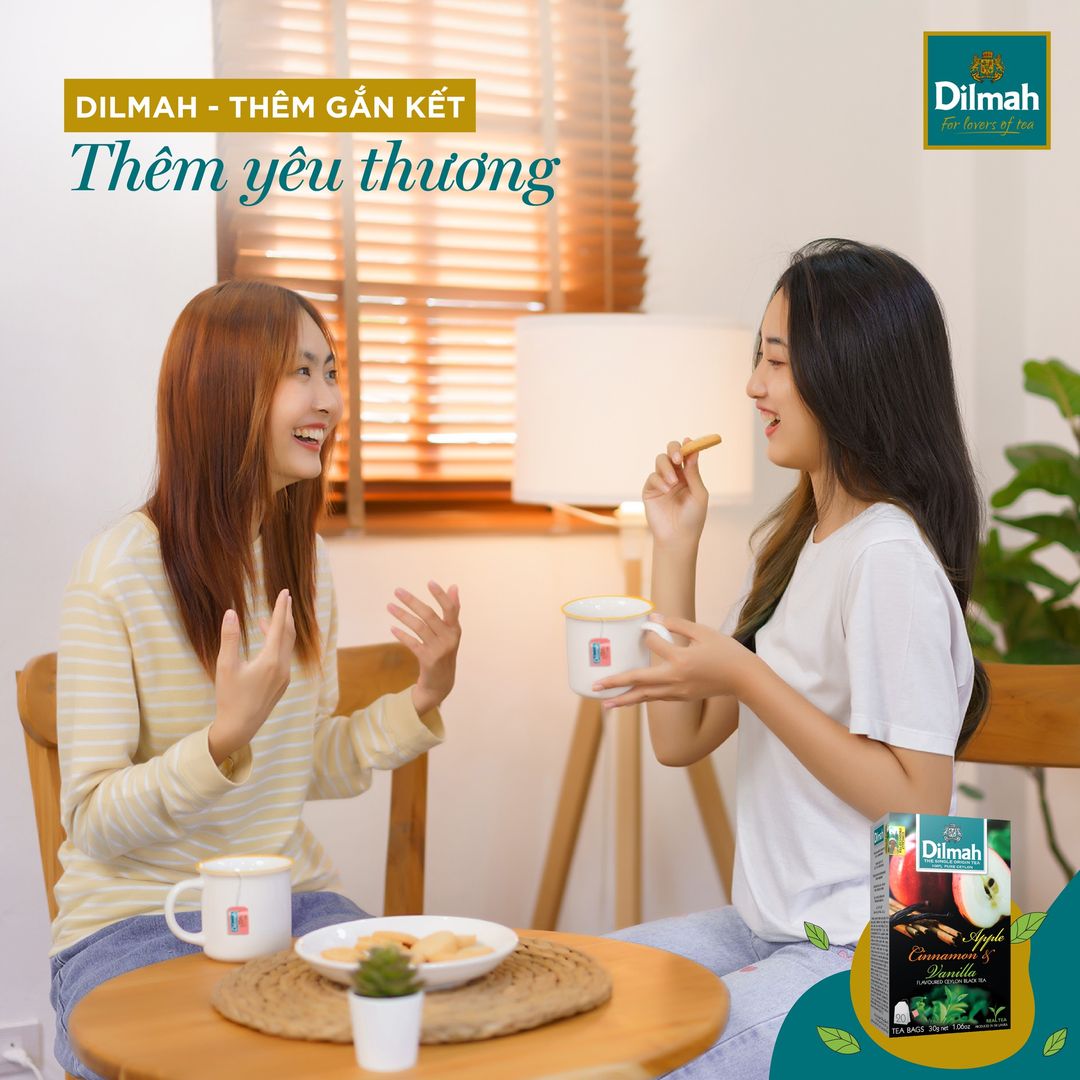 Trà Dilmah Vị Táo, Quế & Vanilla - Apple, Cinnamon & Vanilla 30g