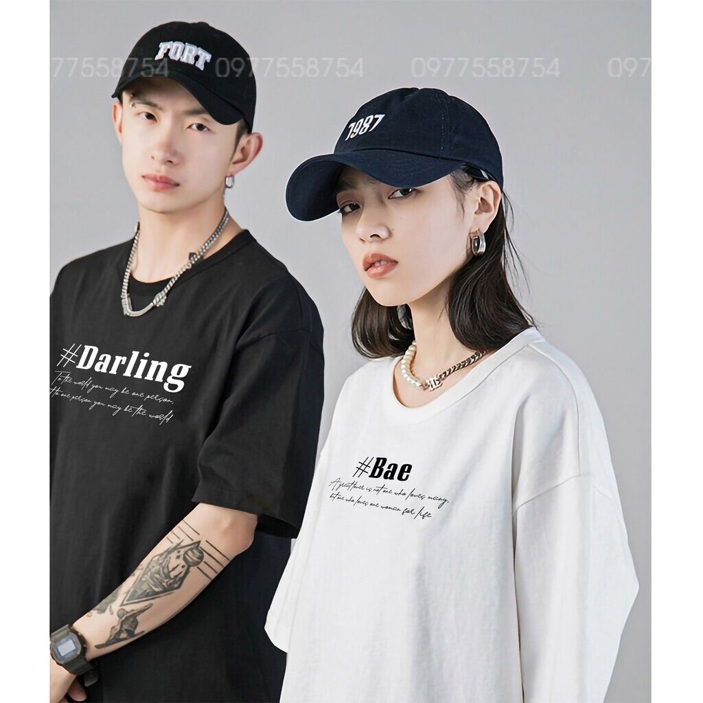Áo phông cặp nam nữ BEA AND DARLING