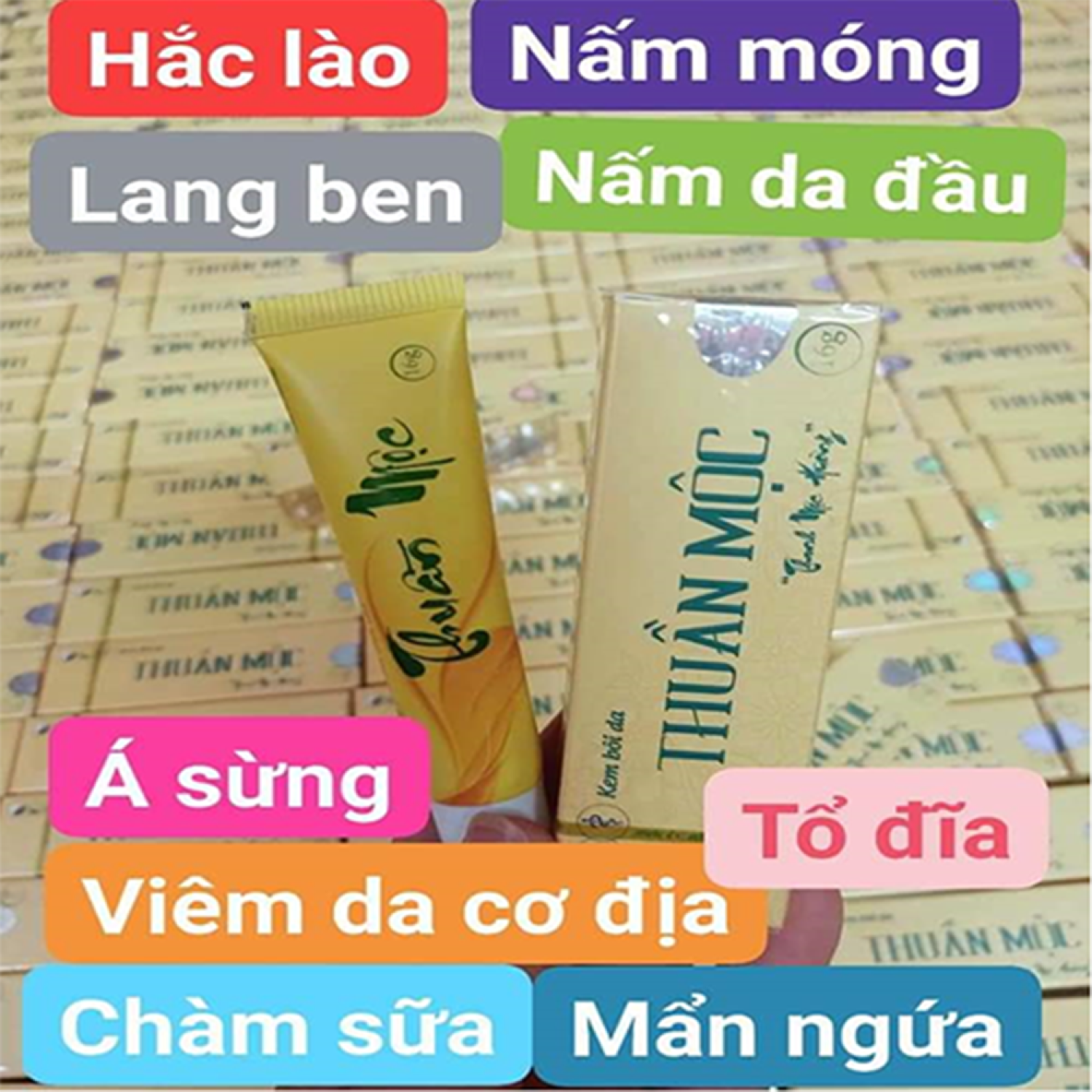 Kem bôi da thuần mộc 16g mới chính hãng
