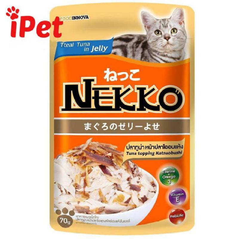 Thức Ăn Cho Mèo Lớn Nhỏ Nekko Dạng Thạch - iPet Shop