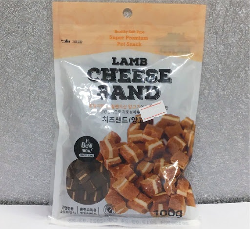 SNACK BOW WOW PHÔ MAI THỊT CỪU CHO CHÓ 100GR