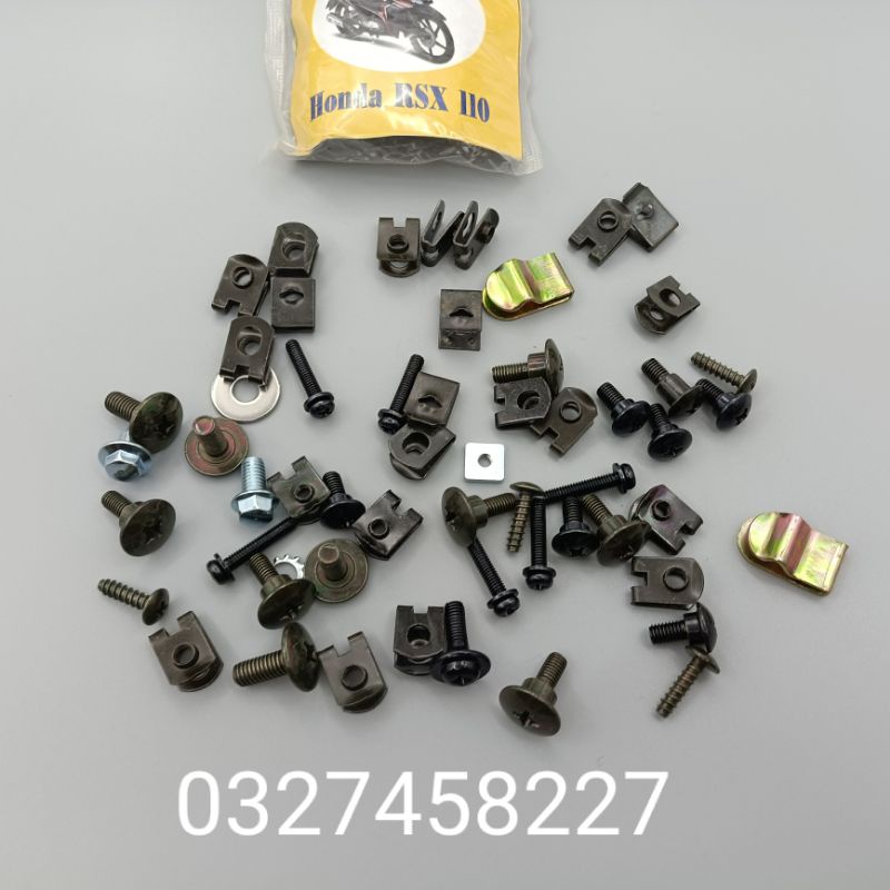 Bộ ôc vít bắt nhựa dàn áo xe RSX 110