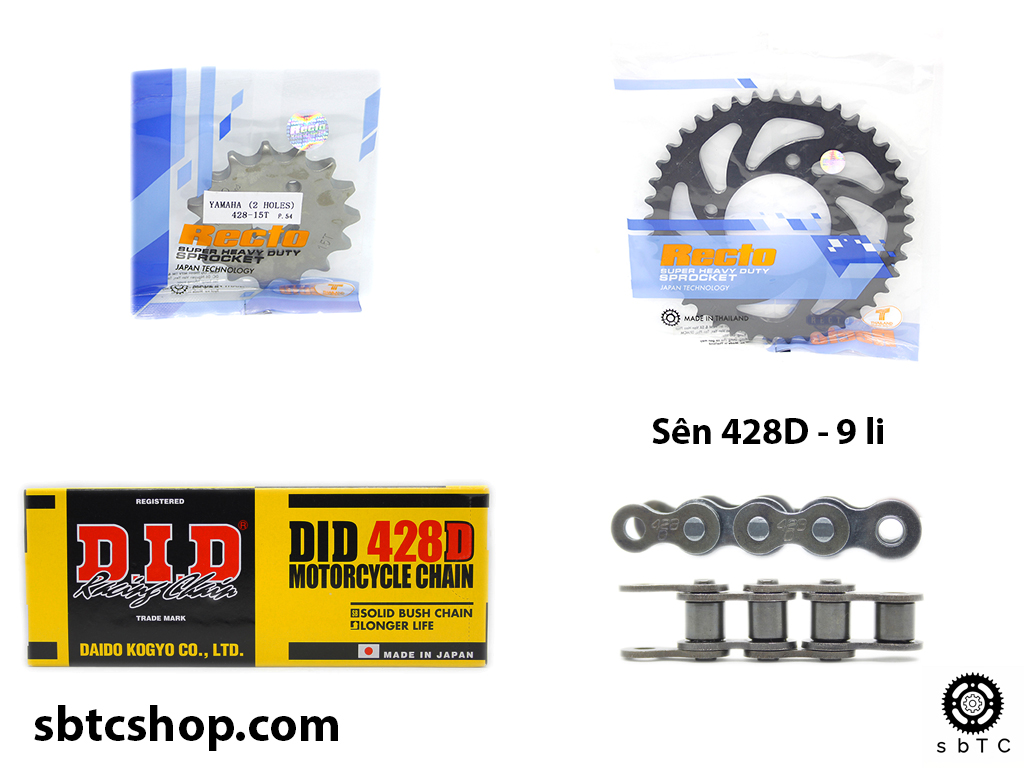 [HCM]NSD Nhông dĩa Recto sên DID Husky 125