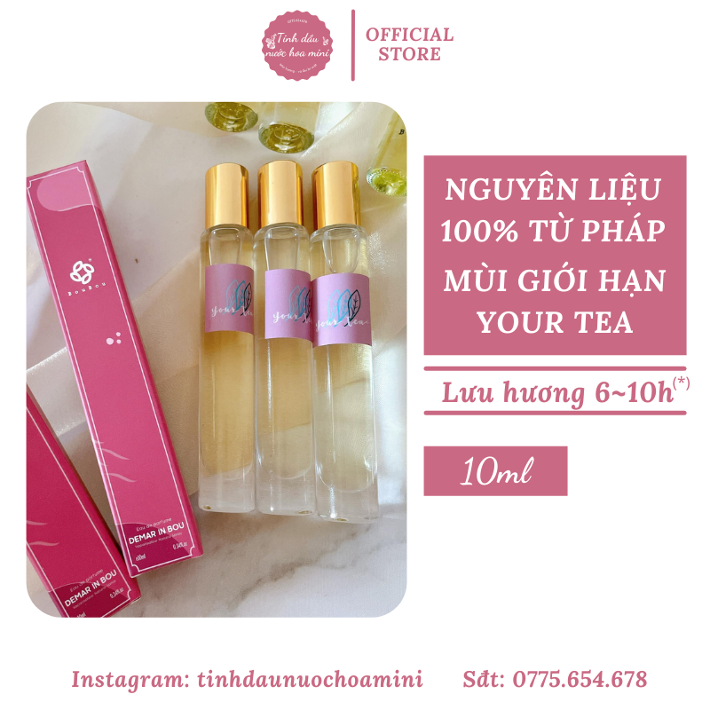 [NƯỚC HOA BÒU] Tinh dầu nước hoa bòu mùi Trà - Your Tea