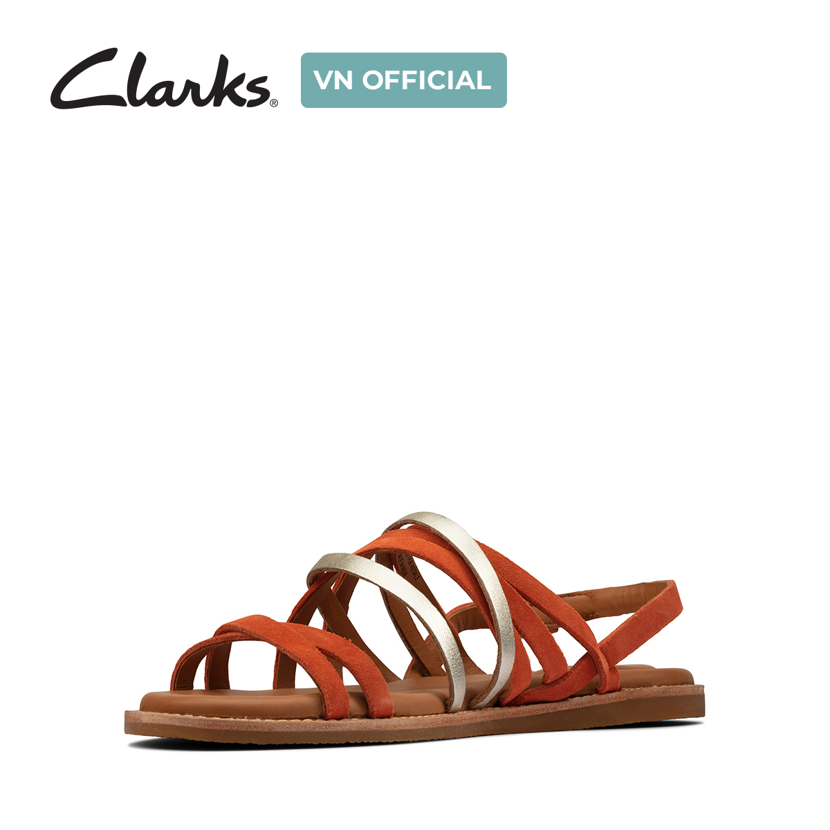 Giày Sandal Da Nữ Clarks - Karsea Ankle