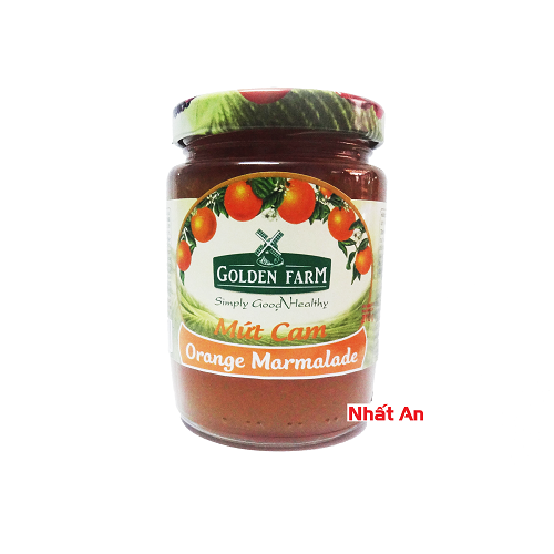 Mứt cam / orange jam 210gr golden farm