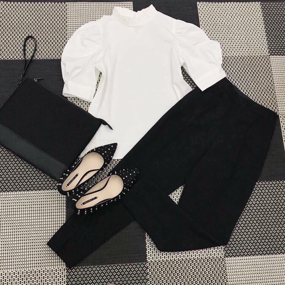 Quần Baggy Cơ Bản Lưng Thun Co Giãn (màu Đen