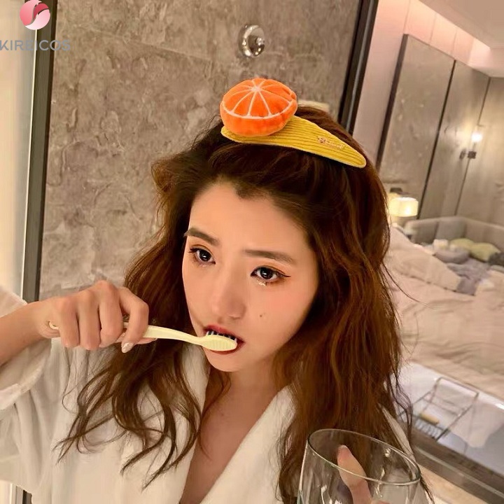 [HCM]Kẹp Tóc Hình Trái Cây Thú Nhồi Bông Siêu Xinh Nhiều Kiểu - kireicos