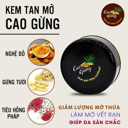 [Diệt Mỡ Bụng] CAO GỪNG LÁ RỪNG TAN MỠ - KEM TAN MỠ CAO GỪNG