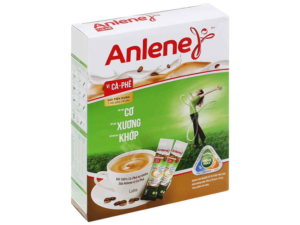Bộ 2 Sữa bột Anlene vị cà phê