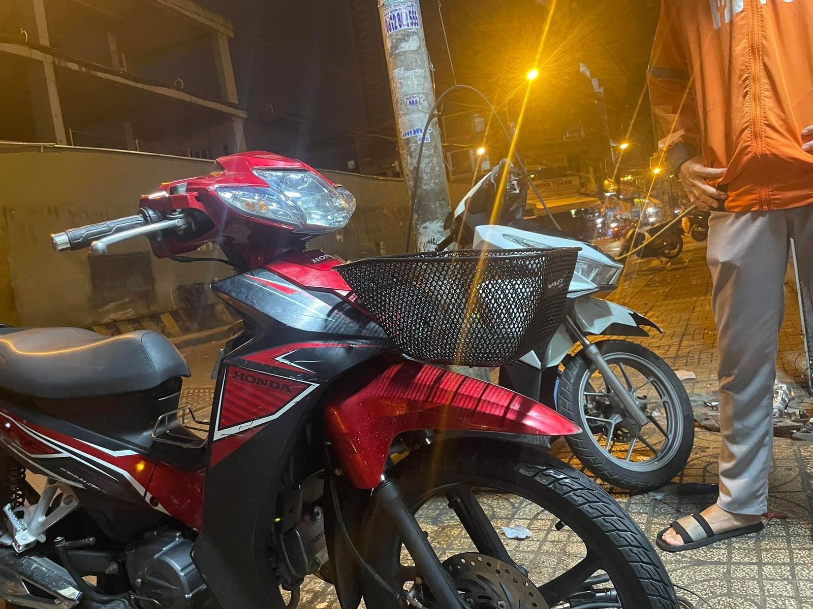 Rổ xe Thái xe Wave RS full đen