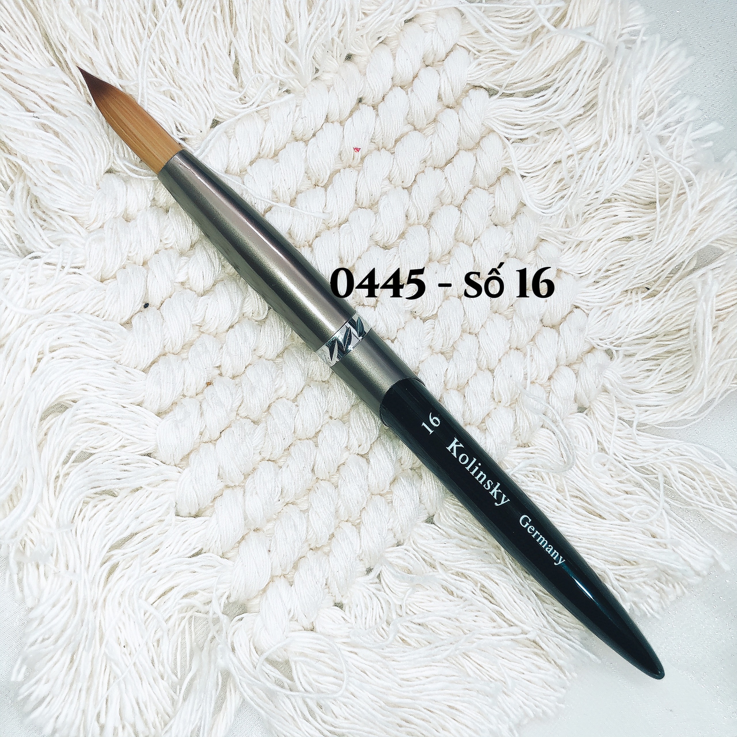 Cọ đắp bột lông chồn số 16 Kolinsky Germany chính hãng 0445