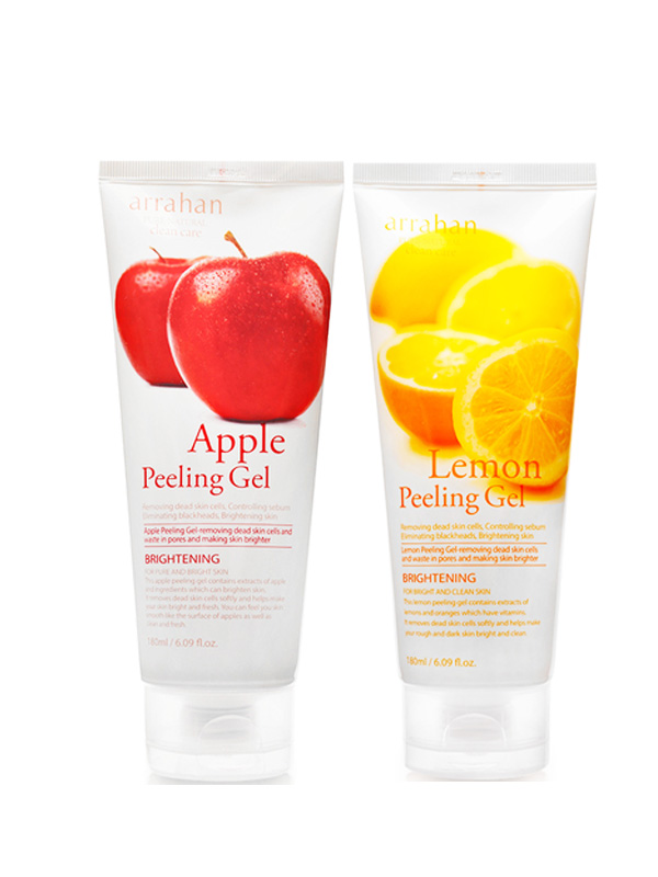Gel Tẩy da chết cho mặt - chiết xuất hoa quả làm trắng da - Arrahan Whitening Peeling Gel