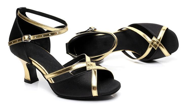 [HCM]Giày khiêu vũ gót 5cm màu đen