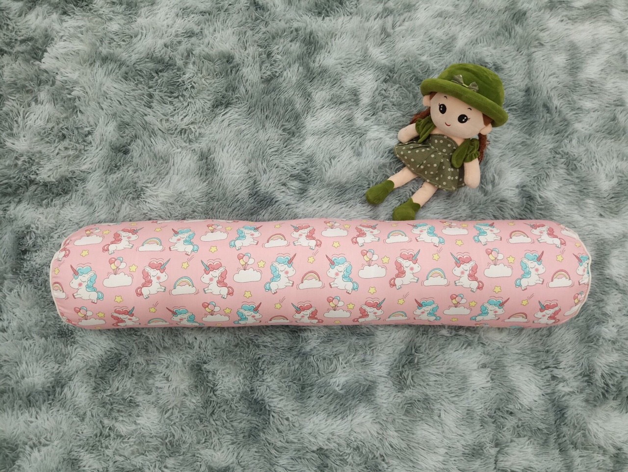 gối ôm trẻ em vải votton 20x60cm
