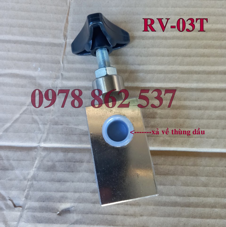 Van chỉnh áp thủy lực 3/8''-ren 17mm