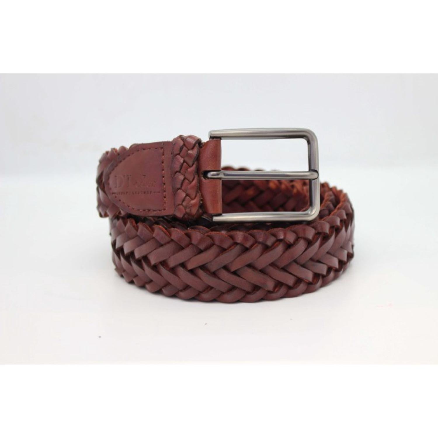 Thắt Lưng Da  Đan Cao Cấp Thương Hiệu D'leder (DL)