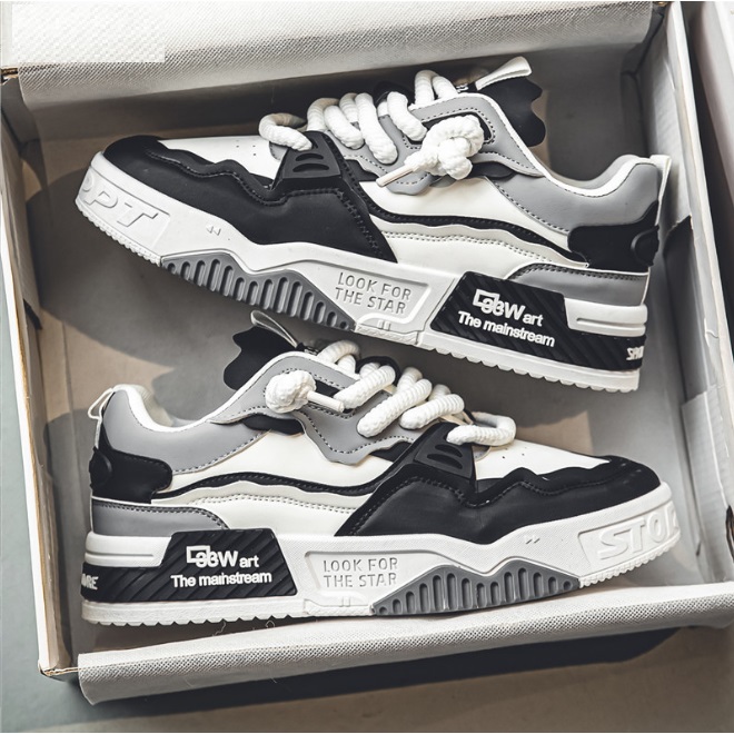 Giày thể thao Nam Sneaker mã 129 Điểm nhấn của phong cách nam tính và hiện đại dễ phối đồ