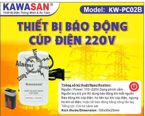 Thiết bị báo cúp điện, báo mất điện PC02B