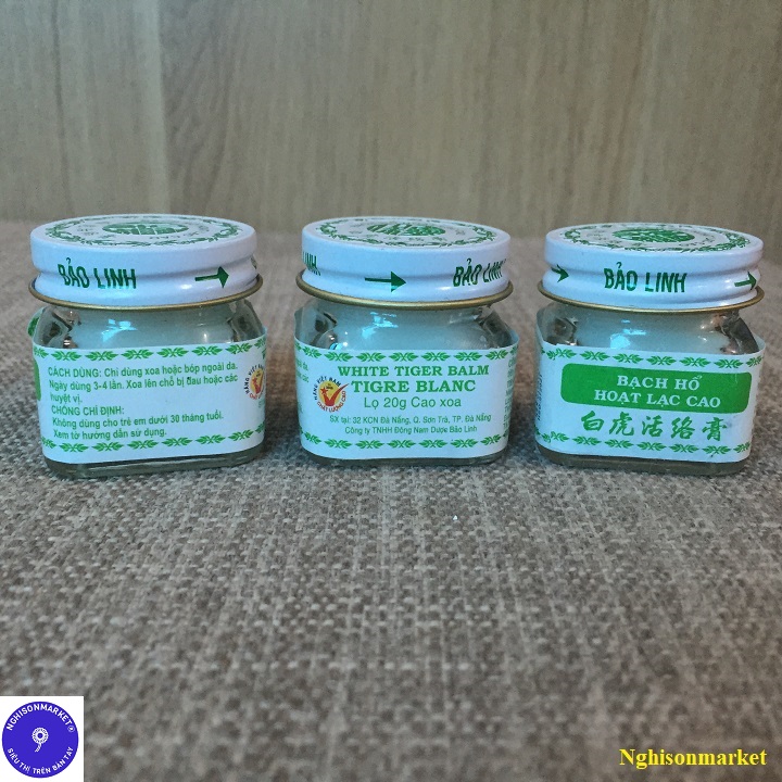 Bạch hổ hoạt lạc cao 20g combo 2 hũ