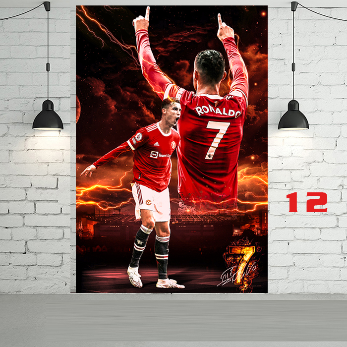 Decal dán tường cầu thủ MU