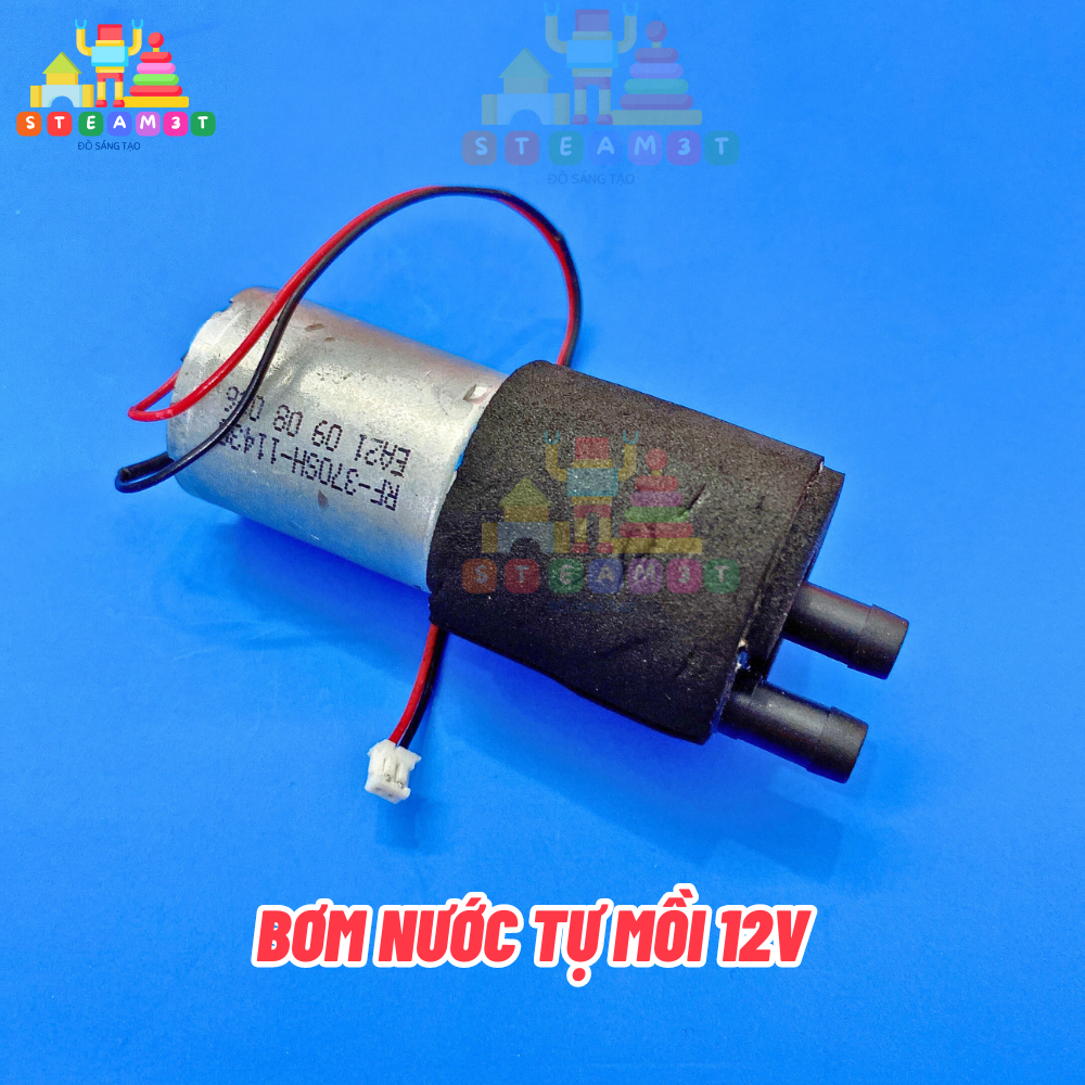 Bơm nước mini tự mồi 3v 7v 12v 24v bơm màng đủ loại