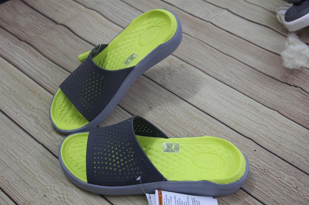 Dép lê LiteRide Cross siêu mềm êm (Xám/Vàng neon)
