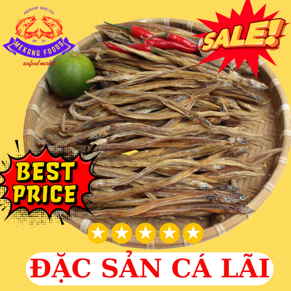 Cá lãi khô chất lượng khô cá lãi hút chân không - bịch 500gram