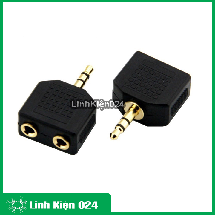 Jack Chia Audio 3.5mm 2 Cổng Ra