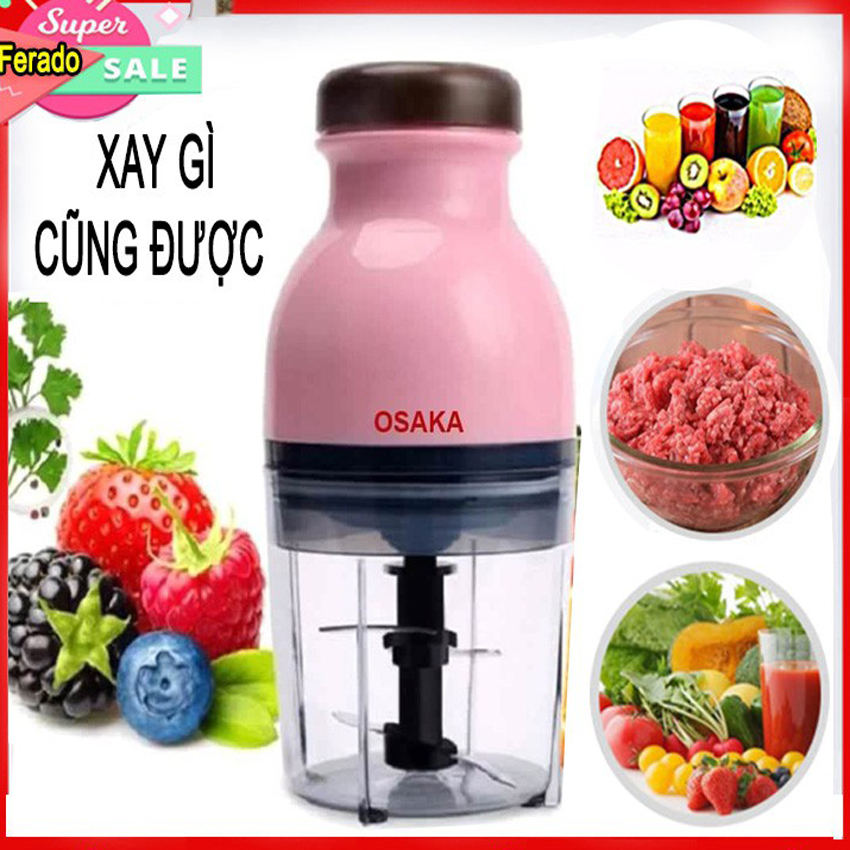 [HCM][FREESHIP - GIÁ SỈ] Máy Xay Máy Xay Cầm Tay Osaka Nhật Bản- Công Suất Lớn- Thiết kế gọn gàng tiện lợi - Xay sinh tố xay đậu nành xay thịt dễ dàng. Bảo hành đổi mới 1Bảo Hành Toàn Quốc Trong Thời Gian 6 Tháng.