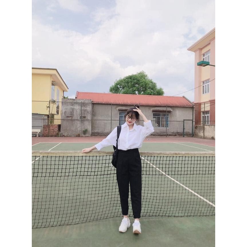Quần Baggy Vải Lưng Chun
