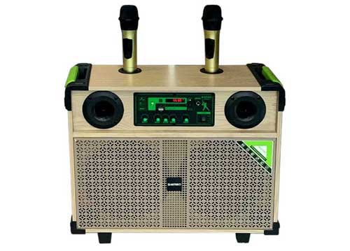 Loa Kẹo Kéo Mini Karaoke Giá Rẻ Kimiso Qs 229a, , Bass 2.5 Tấc Có Remote, Đầy Đủ Kết Nối Bluetooth, Aux, Usb, Sd Card, Công Suất Khủng, Tích Hợp Reverb Chỉnh Nhạc Trên Thân Micro Cực Hay, Bảo Hành 1 Năm Trên Toàn Quốc