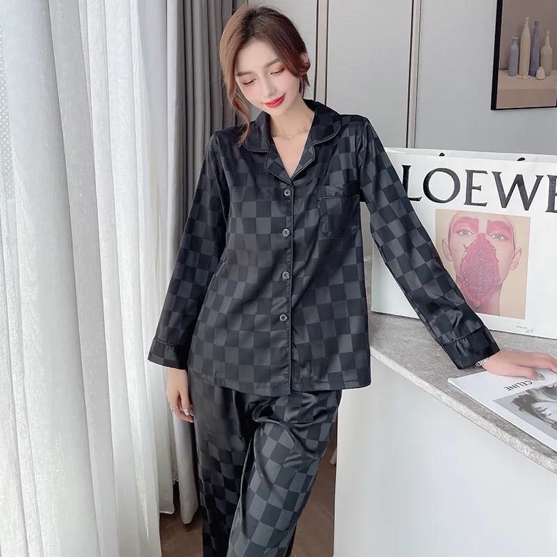 bộ pijama tay dài- quần dài chất lụa lụa gấm