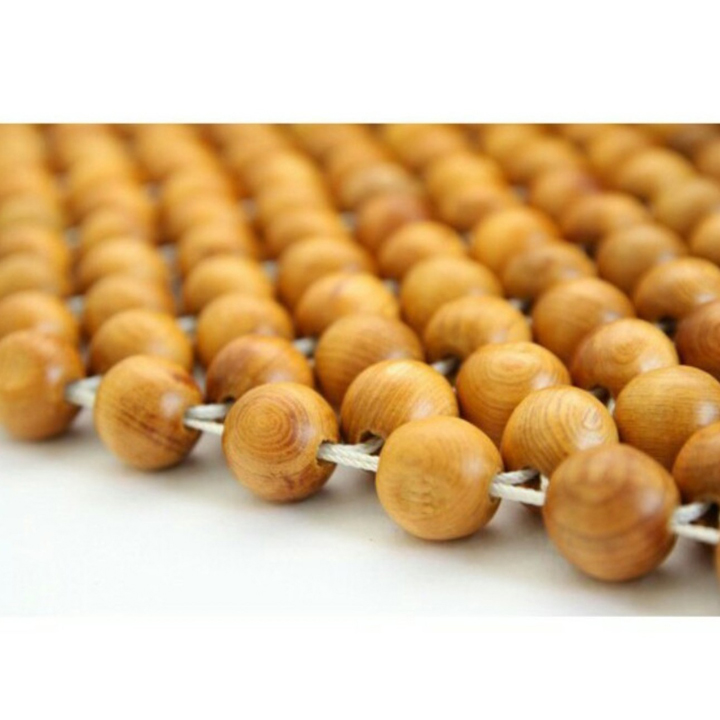 Lót ghế hạt gỗ thông bền đẹp - thoáng mát
