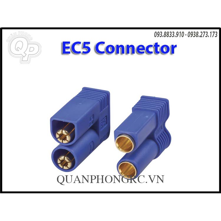 Jack cắm Amass EC5 (đầu pin / esc / cặp)