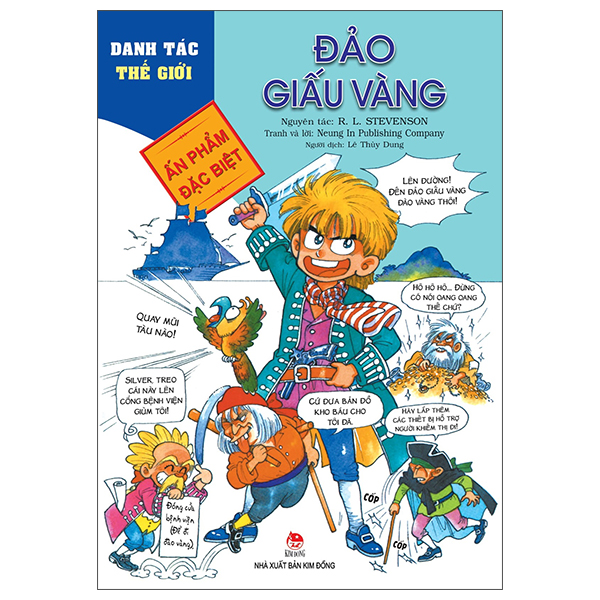 Fahasa - danh tác thế giới - đảo giấu vàng