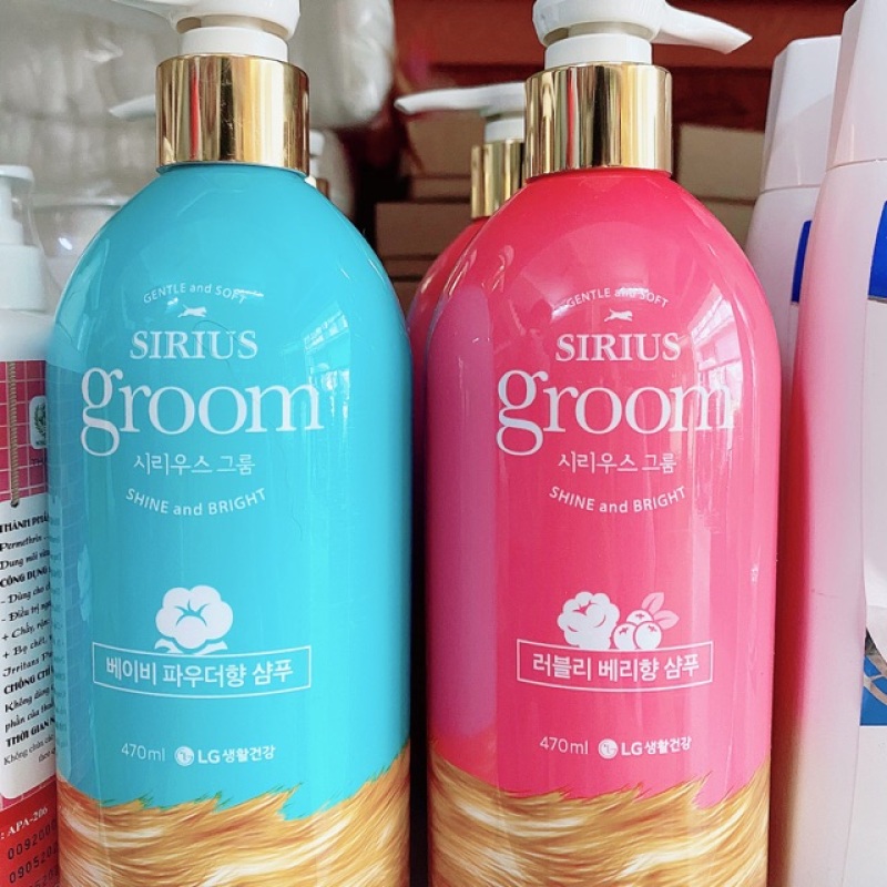 Dầu gội SIRIUS Groom Lovely Berry Scent 470ml - Hương dâu pháp LG Korea