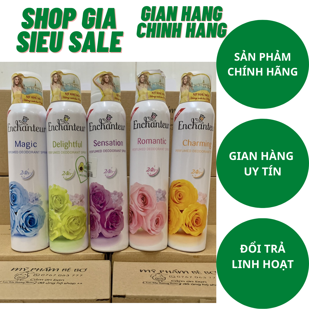 Enchanteur Romantic Xịt Khử Mùi Nữ 150ml