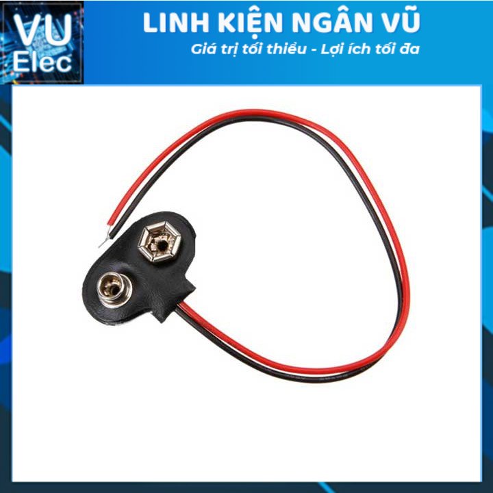 Bộ 2 Dây Đế Pin 9V (Chiếc)