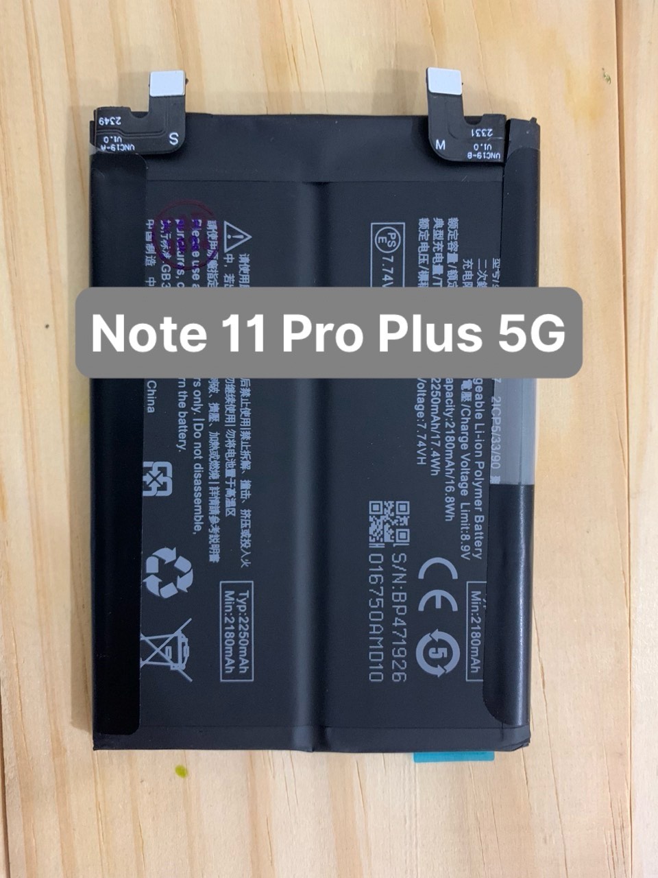 Pin thay thế redmi note 11 pro plus + 5g
