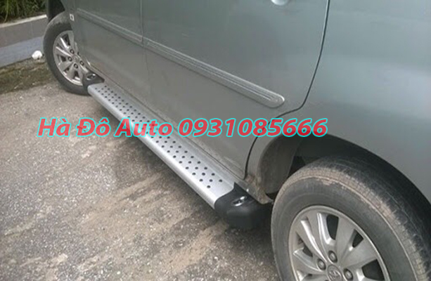Bậc Lên Xuống innova 2006 2007 2008 2009 2010 2011 - Bệ Bước Chân innova Mẫu Chấm Bi 2006/2011