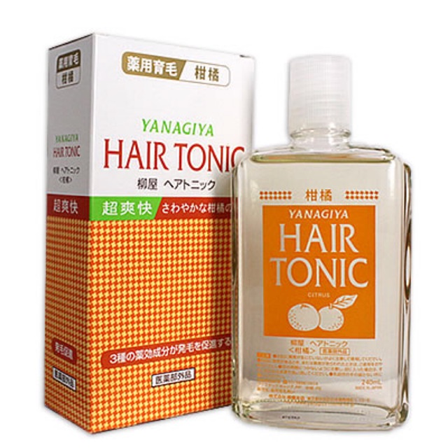 TINH DẦU BƯỞI DƯỠNG TÓC YANAGIYA HAIR TONIC CITRUS 240ML