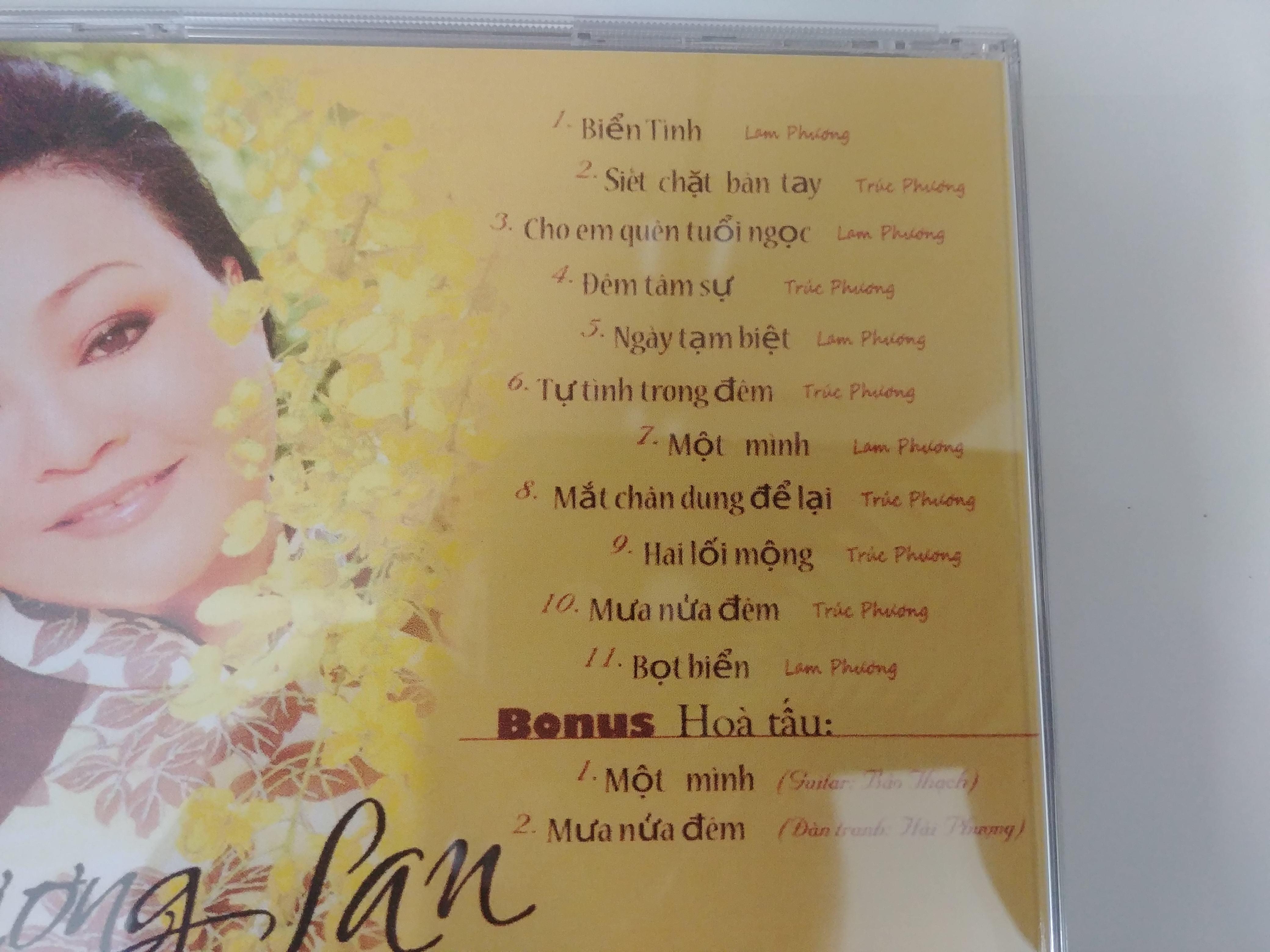 CD Tiếng Hát Hương Lan  (Sáng Tác : Lam Phương  Trúc Phương)