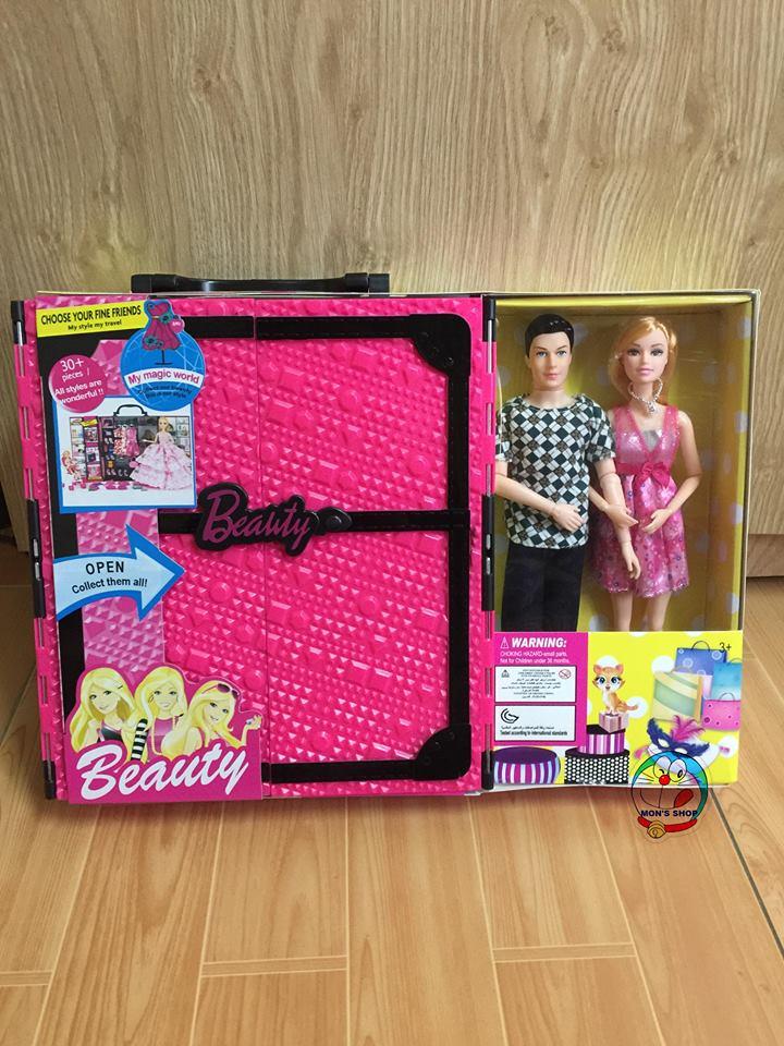 Đồ chơi độc: búp bê Ken Barbie và tủ đồ 30 phụ kiện