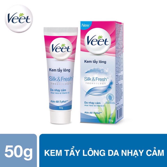 Tẩy lông veet 50g hàng dksh phân phối