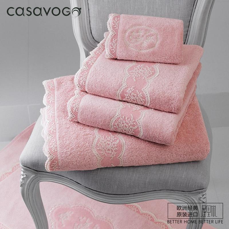 Thổ Nhĩ Kỳ Nguyên Đai Nguyên Kiện Hàng Nhập Khẩu 100% Cotton Khăn Mặt Người Lớn Khăn Tắm Ren Cotton Chất Lượng Cao Mạnh Mẽ Hút Nước Dày Khăn Mặt Tại Chỗ