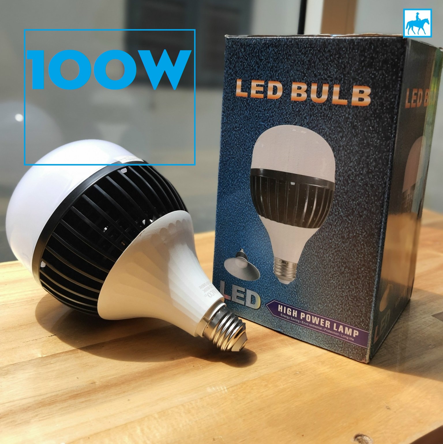Bóng đèn 100W LED Bulb trụ Thân nhôm E27