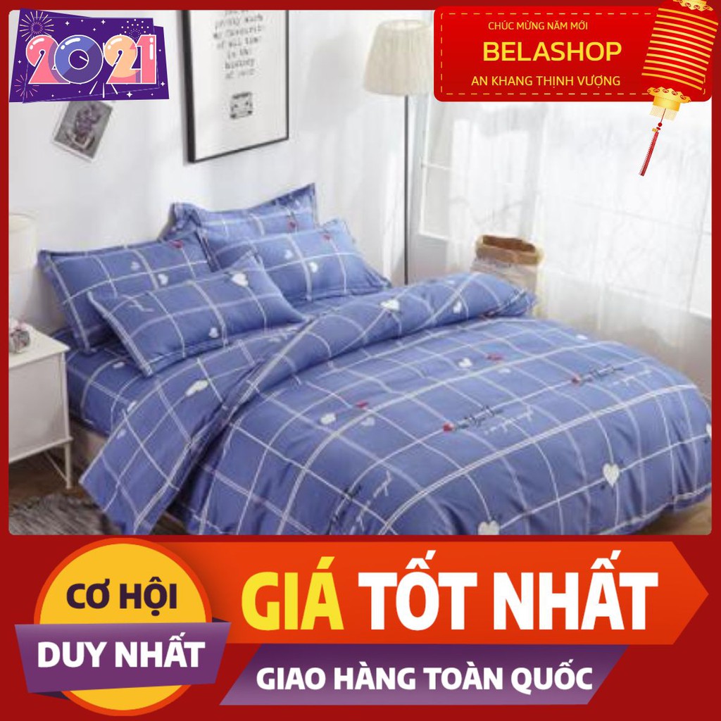 [HCM][belashop]Ga giường ga bọc đệm Drap ga trải giường 1m 1m2 1m4 1m5 1m6 1m8-hcm1848